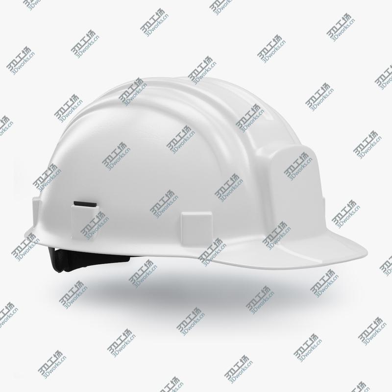 images/goods_img/20210313/Hard Hat - Construction Safety Helmet - White 3D model/1.jpg